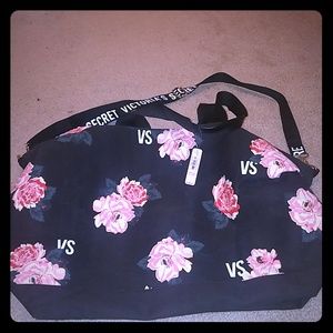 Pink rose tote bag